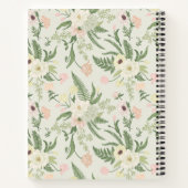 Carnet Soft Mint Green Garden Motif (Dos)