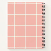 Carnet Soft Neutral Grid Pattern Minimal Check Design (Dos)