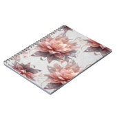 Carnet Soft Pastel Floral Notebook – Stylish Writing (Côté gauche)