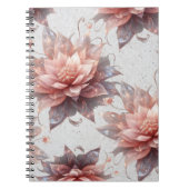 Carnet Soft Pastel Floral Notebook – Stylish Writing (Devant)