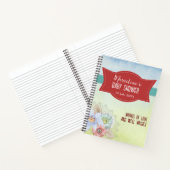 Carnet Soft Pastels Aquarelle Baby shower à fleurs (Intérieur)