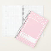 Carnet Soft Pink Floral Minimal Ditsy (À l'intérieur)