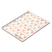 Carnet Soft Pink Hearts Seamless Pattern (Côté gauche)