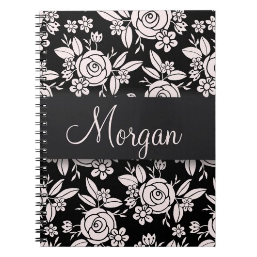 Carnet Soft Pink Roses (Devant)