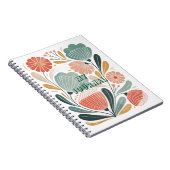 Carnet Soft Summer Floral Spiral Photo Notebook (Côté Droit)