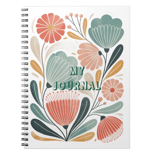 Carnet Soft Summer Floral Spiral Photo Notebook (Devant)