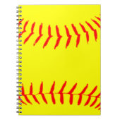 Carnet Softball customisé (Devant)