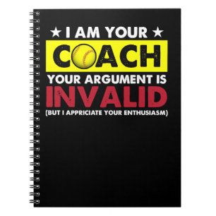 Carnet Softball FunnyCoach Coaching Personnel 67 sport