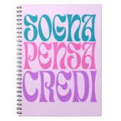 Carnet Sogna Pensa Credi (Devant)