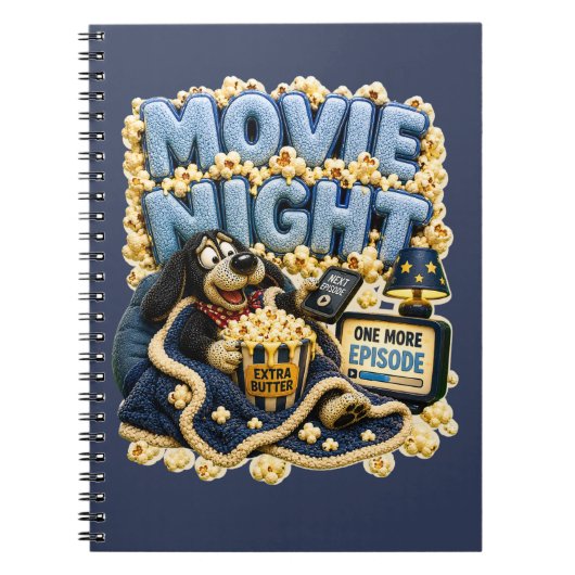 Carnet Soirée Cinéma Pause S'il Vous Plaît Drôle et Confo (Devant)
