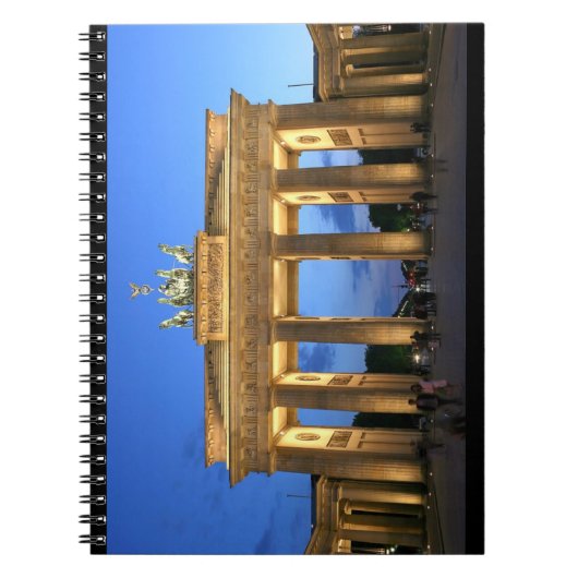 Carnet soirée de la porte de brandenburg (Devant)