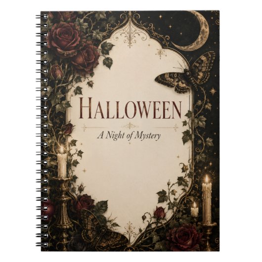 Carnet Soirée Halloween Vintage (Devant)