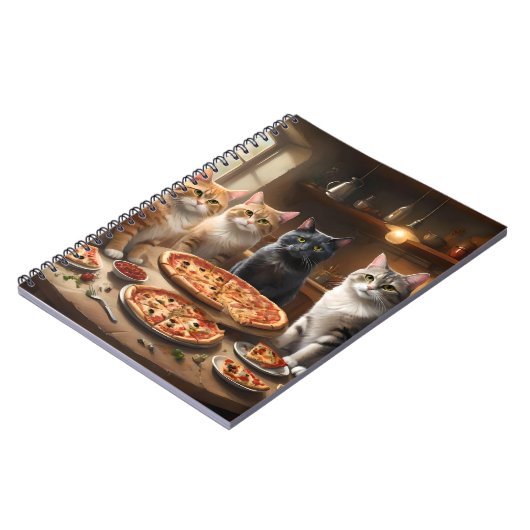 Carnet Soirée Pizza Chat, (Côté gauche)