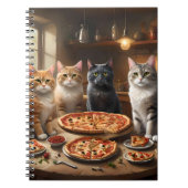 Carnet Soirée Pizza Chat, (Devant)