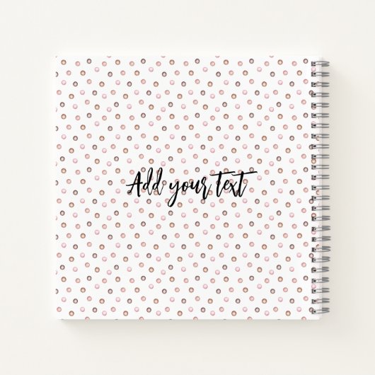 Carnet Sois courageux chiot husky personnalisé (Dos)