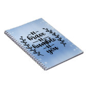 Carnet Sois courageux, sois humble, toi (Côté Droit)
