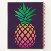 Carnet Sois un poème d'ananas, pourpre (Dos)