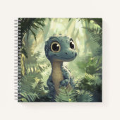carnet solaire de dinosaures mignon (Devant)
