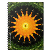 Carnet solaire orange (Devant)