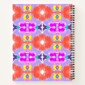 Carnet Solar Bloom Kaleidoscope Throw Pillow (Dos)