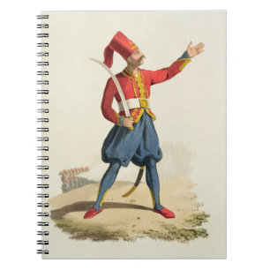 Carnet Soldat turc, des 'costumes du divers national