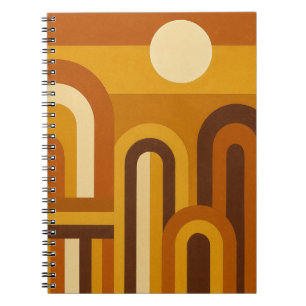 Carnet Soleil & Arches Design Géométrique Moderne du Mili