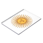 Carnet Soleil argentin (Côté gauche)