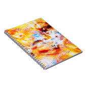 Carnet Soleil. Beau art multicolore Abstrait (Côté Droit)