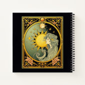 Carnet Soleil & Déesse Art Nouveau (Dos)