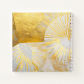 Carnet Soleil doré à l'aube argentée (Dos)