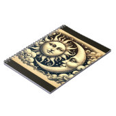 Carnet Soleil et Lune Célestes Vintage (Côté gauche)