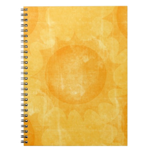 Carnet Soleil jaune (Devant)