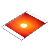 Carnet soleil orange (Côté gauche)