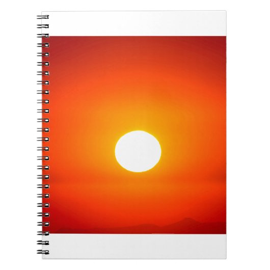 Carnet soleil orange (Devant)