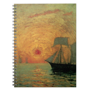 Carnet Soleil rouge par Maxime Maufra, Impressionnisme vi