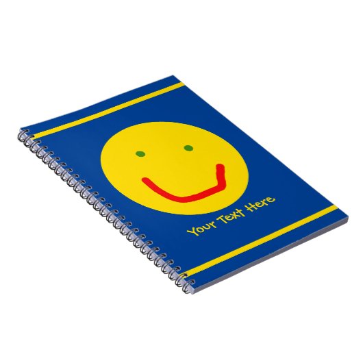 Carnet Soleil souriant, visage joyeux (Côté Droit)