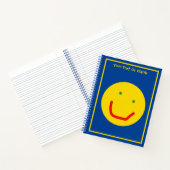 Carnet Soleil souriant, visage joyeux (Intérieur)