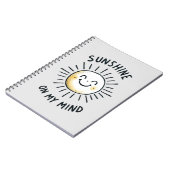 Carnet Soleil Sur Mon Esprit (Côté gauche)