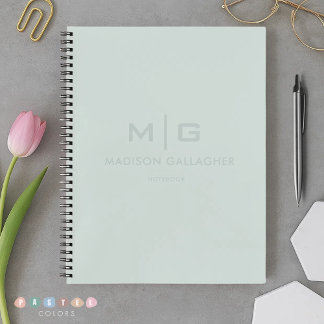 Carnet Solid Soft Light Pastel Sage Moss Green Color