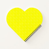 Carnet Solide, citron, jaune, uni (Dos)
