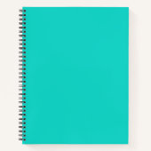 Carnet Solide clair turquoise (Devant)