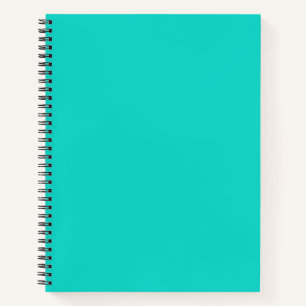 Carnet Solide clair turquoise