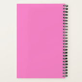 Carnet Solide Plain Taffy Bébé rose (Verso)