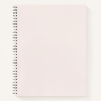 Carnet solide rose lait