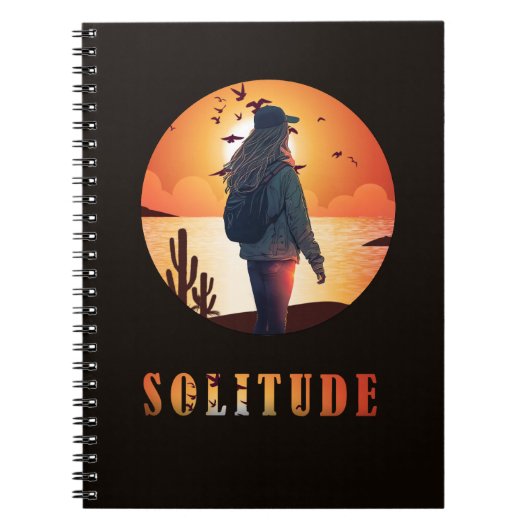Carnet Solitude, Stand de fille avec une sauvegarde du co (Devant)