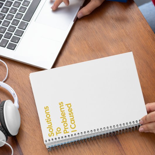 Carnet Solutions aux problèmes que j'ai causés