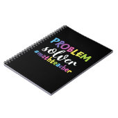Carnet Solveur du problème de l'enseignant en mathématiqu (Côté gauche)