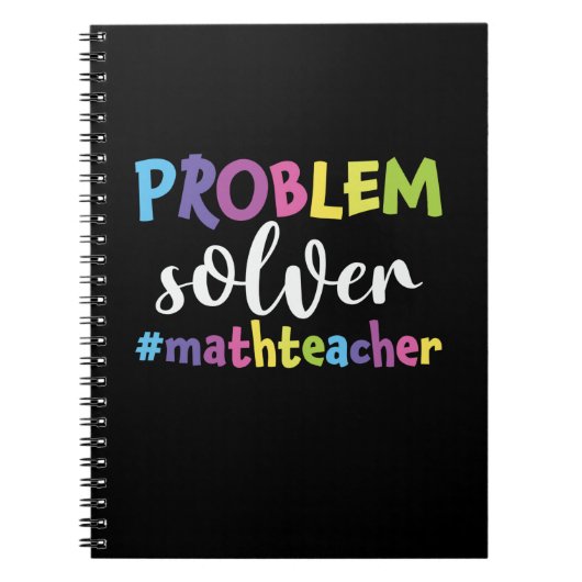 Carnet Solveur du problème de l'enseignant en mathématiqu (Devant)