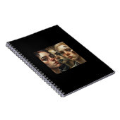 Carnet Somber Faces – AI Art Notebook (Côté Droit)