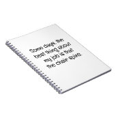 Carnet Some Days, the Best Thing at Work (Côté Droit)